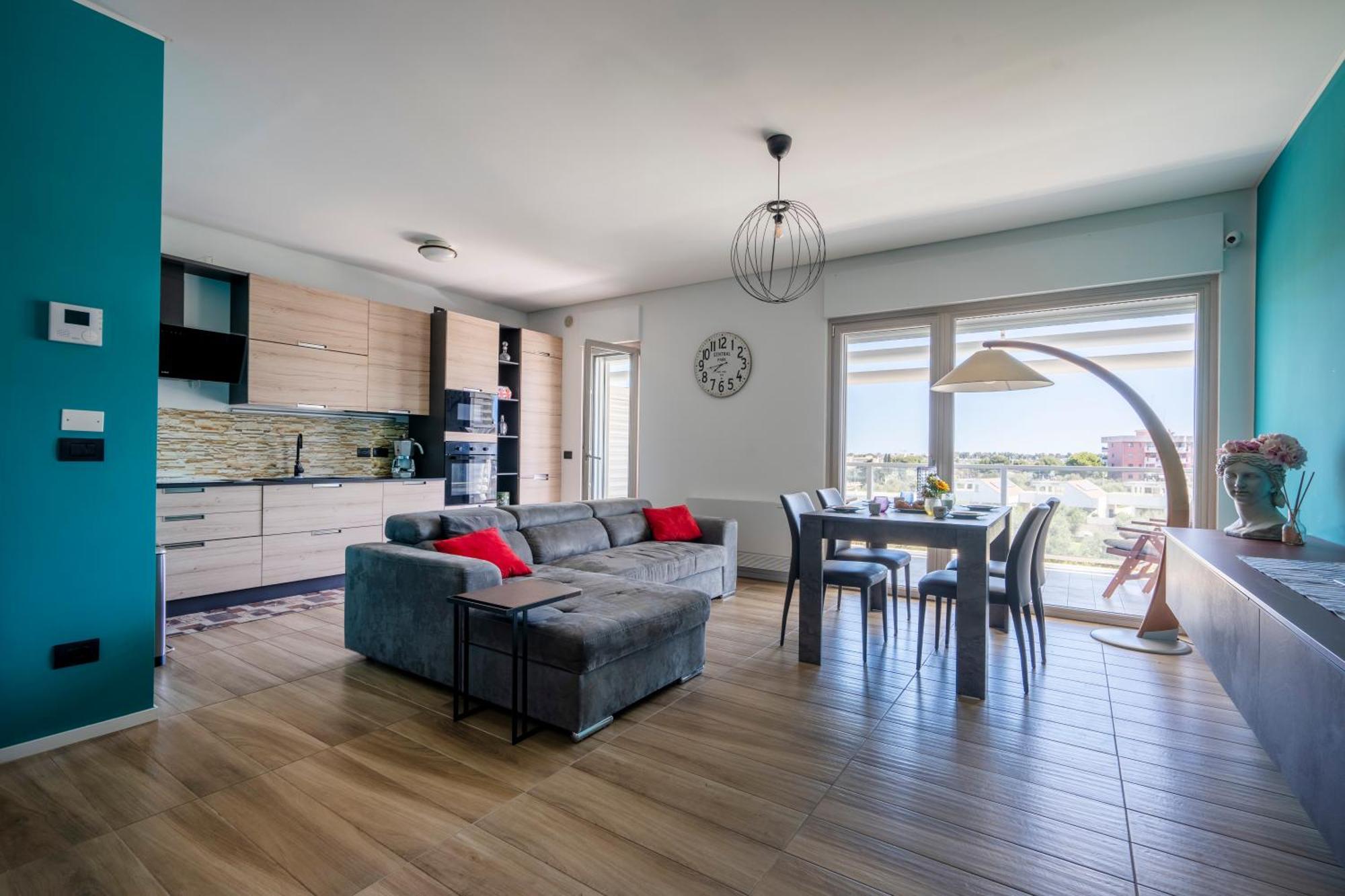 Apartamento Kind Park - Sleek With Terrace & Parking Bari